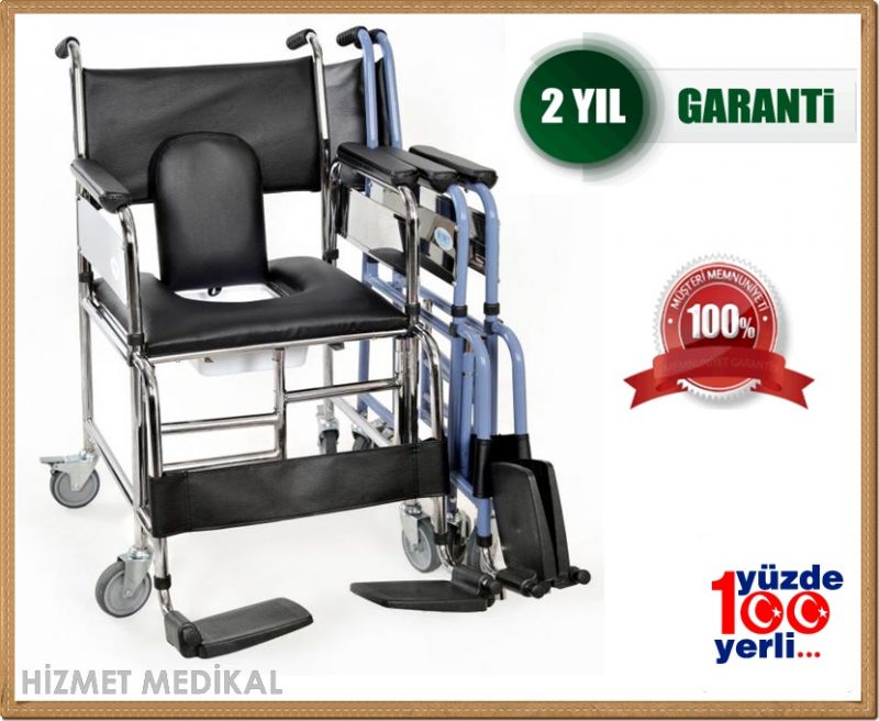 Lazımlıklı Tekerlekli sandalye ZİNOS 834