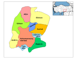 Kahramanmaraş'ın ilçeleri 